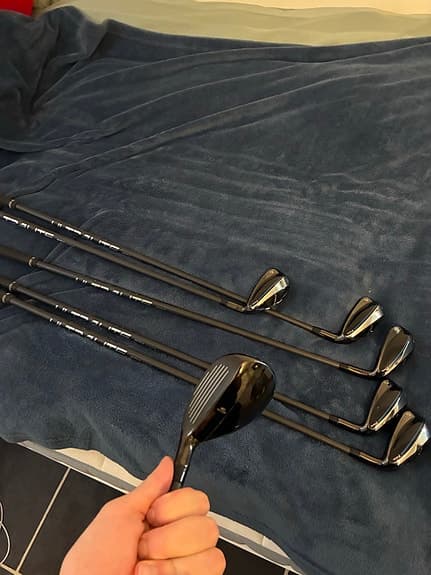 Cobra hybrid iron set, p,9,8,7,6, 5 hybrid