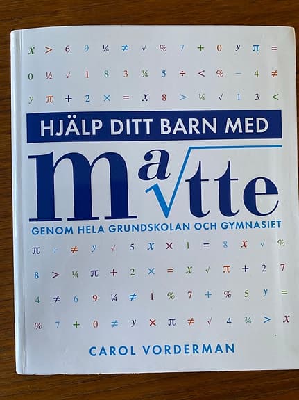 Carol Vorderman Hjälp ditt barn med matte lärobok matematik