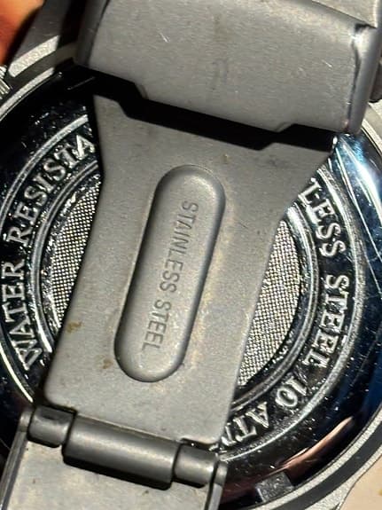 Festina chronograph armbandsur blå urtavla rostfritt stål