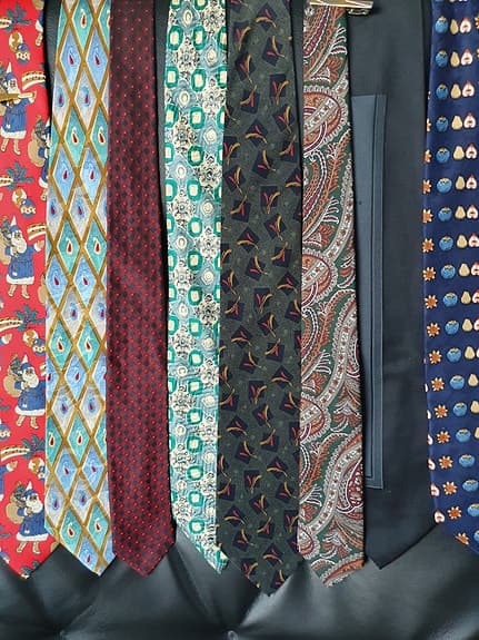 Slipsar - Trend Corneliani, Leonardi Strelli, Tiger,  M Maggio + nålar o hängare