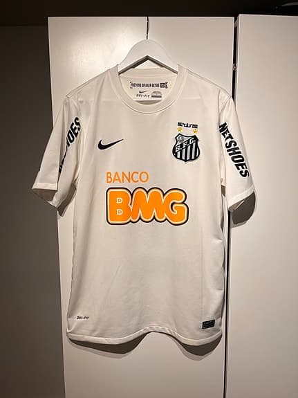 Nike Santos FC fotbollströja vit Neymar 11 herr