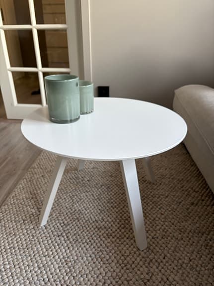 Soffbord/sidobord Lola 60cm vit