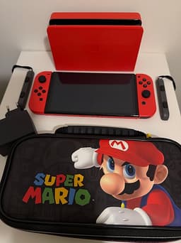 Nintendo Switch spelkonsol röd