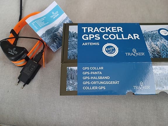 Tracker Artemis GPS-halsband orange