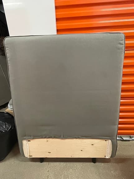 IKEA sänggavel 90 GRÅ + BEIGE