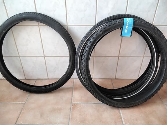 24 tums cykeldäck dubbdäck