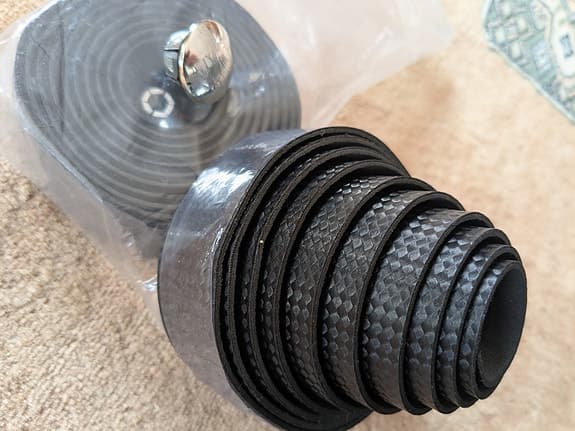 Styrlinda för cykel, svart.