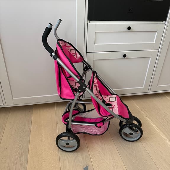 Dockvagn dubbelvagn, dubbla sitser