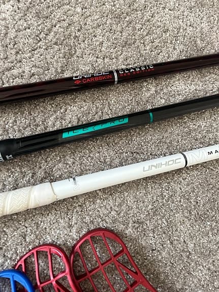 Unihoc/ZONE innebandyklubbor med lösa blad