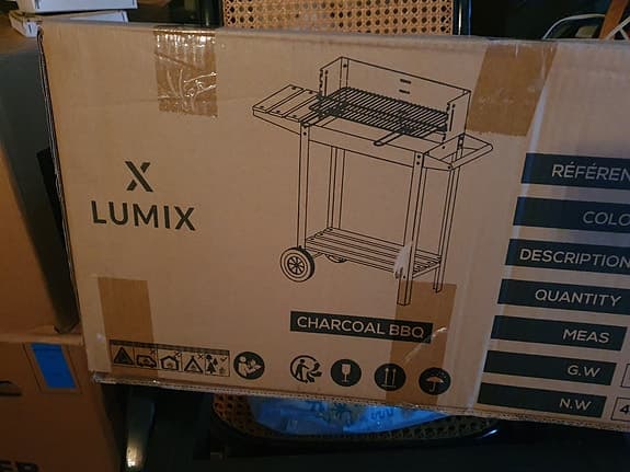 Charcoal kolgrill (oanvänd)