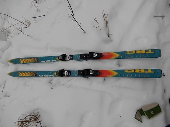 Slalomskidor K2 170 cm långa i bra skick.