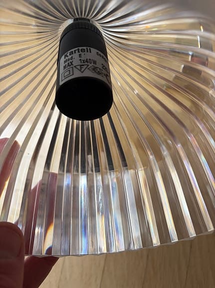 Kartell Vägglampa E14 Max 1x40W