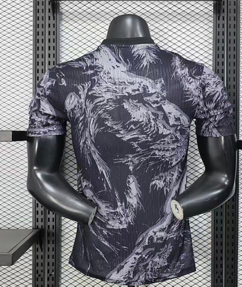 Nike England fotbollströja kortärmad svart mönstrad