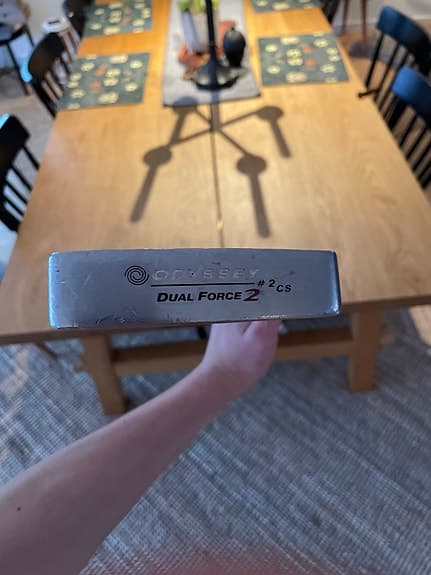 Odyssey Dual Force 2 CS putter med SuperStroke-grepp