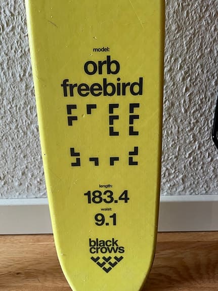 Black Crows Orb Freebird 183cm + G3 Tech-bindningar