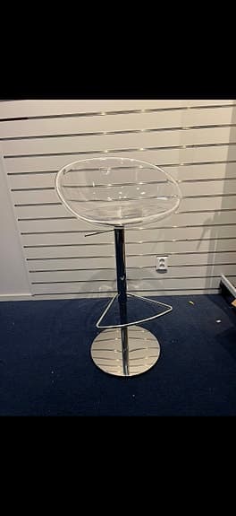 4 st Pedrali Barstolar Gliss Transparent