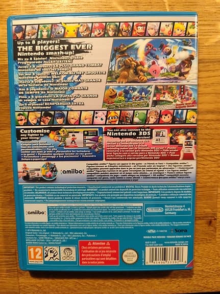 Super Smash Bros - Wii U - CIB