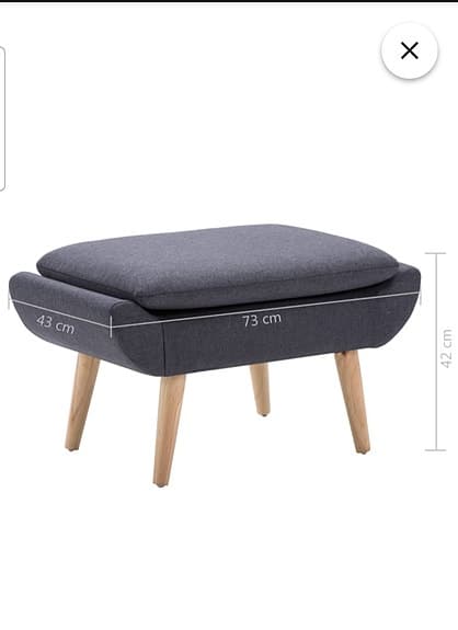 Oanvänd Fotpall 73 cm
