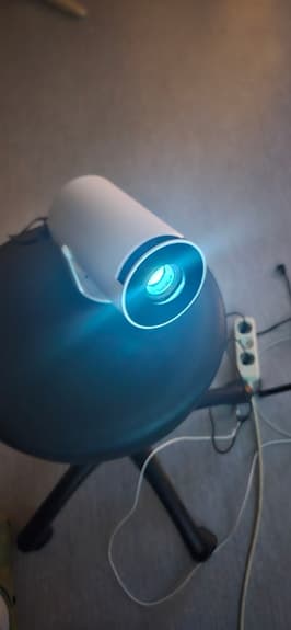 FRI FRAKT  Bärbar Projektor för Sovrum & Tak | Spegla Mobil (iOS/Android) | HDMI
