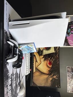 Sony Playstation 5 spelkonsol vit med två handkontroller