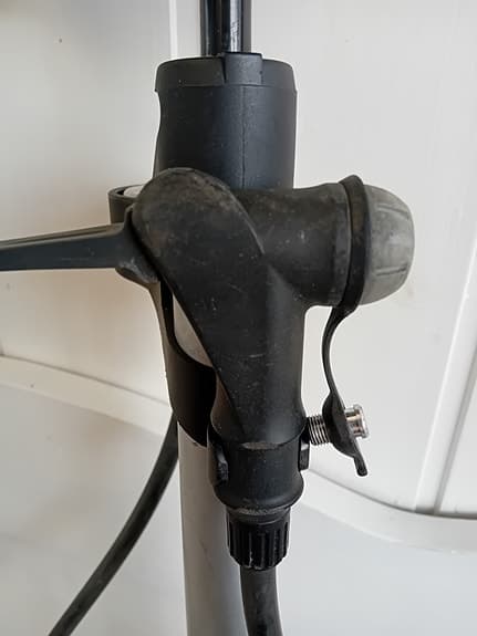 Cykelpump med manometer