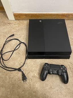 Sony Playstation 4 spelkonsol svart med handkontroll