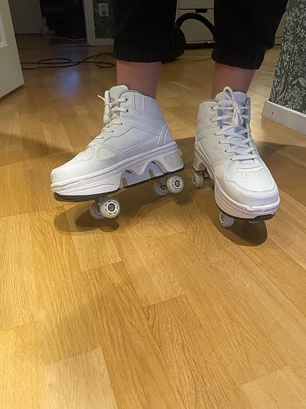 Okänt märke rullskor / rullskridskor storlek 39 vit