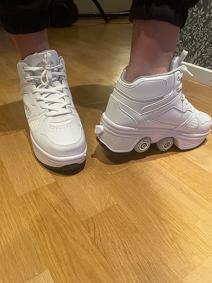 Okänt märke rullskor / rullskridskor storlek 39 vit