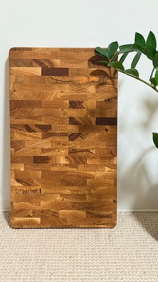 Skärbräda trä rektangulär