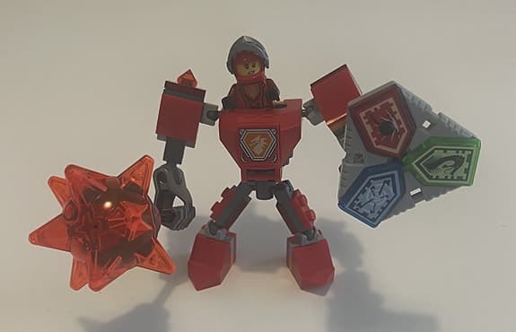 LEGO NEXO KNIGHTS 70363 – Battle Suit Macy (komplett, utan box)