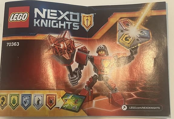 LEGO NEXO KNIGHTS 70363 – Battle Suit Macy (komplett, utan box)