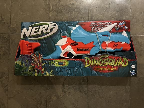 Nerf Dinosquad Tricera-Blast oanvänd