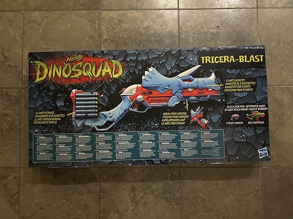 Nerf Dinosquad Tricera-Blast oanvänd