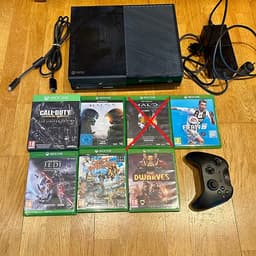Xbox One med 6 spel XboxOne Xbox