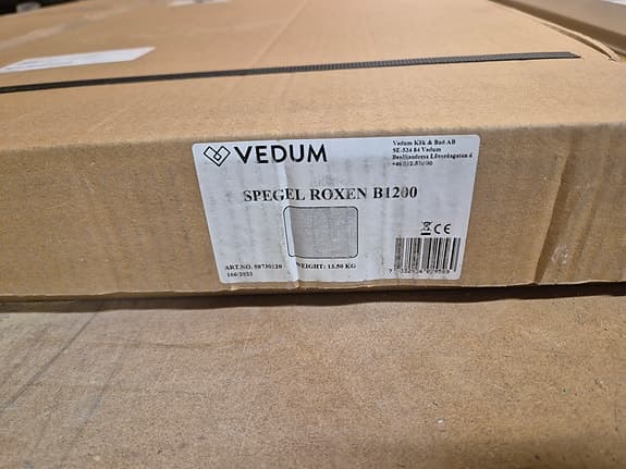 Badrumsspegel Vedum Roxen spegel 120 cm