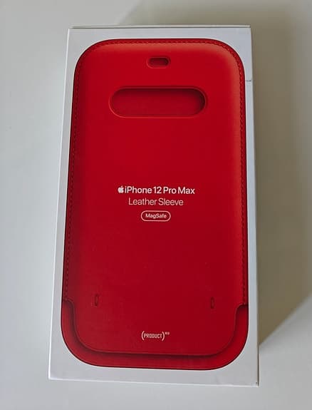 Apple iPhone 12 Pro Max Läderfodral (PRODUCT)RED