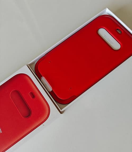 Apple iPhone 12 Pro Max Läderfodral (PRODUCT)RED