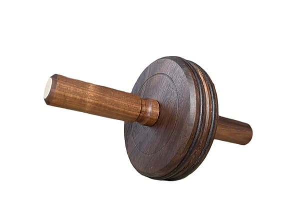 Ab Wheel Roller i trä – Handgjord & Stabil