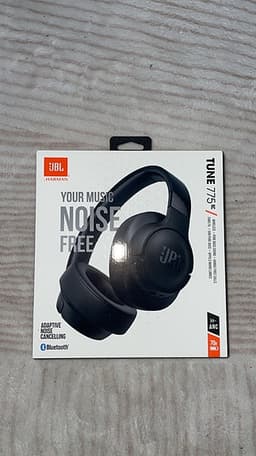 JBL Tune 775NC hörlurar trådlösa svart