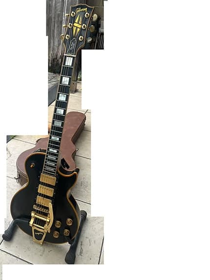 Gibson Les Paul -57, CUSTOM         BLACK BEAUTY,           3 Pick-up, Bigsby