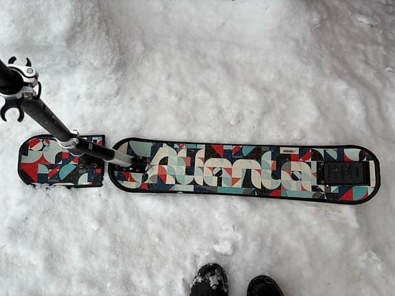 Atlanta snow kickbike