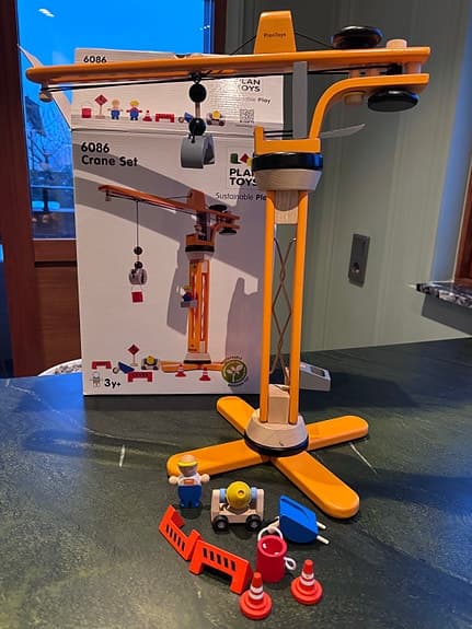 Plan toys - lyftkran 6086