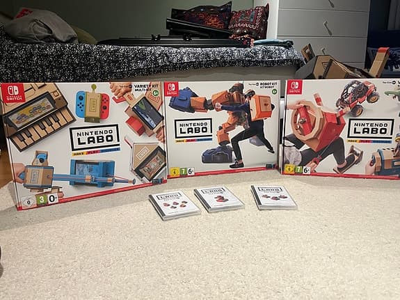 Nintendo Labo Toy-Con 1-2-3 – Komplett set – Fint skick