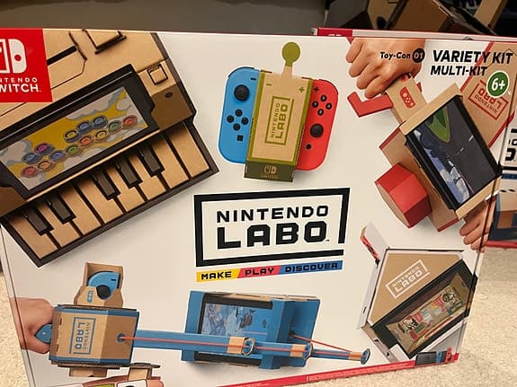 Nintendo Labo Toy-Con 1-2-3 – Komplett set – Fint skick