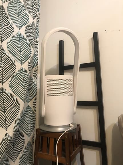 Duux bladlös fläkt vit