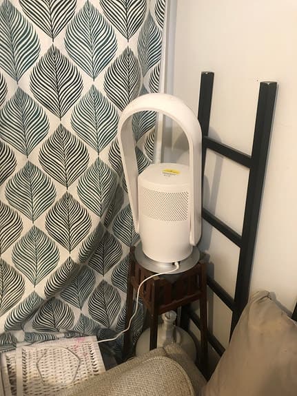 Duux bladlös fläkt vit