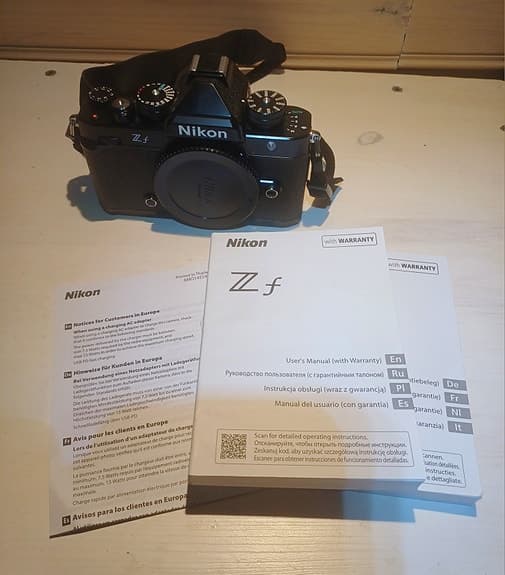 Nikon Zf kamerahus i NYSKICK - endast 19 exponeringar