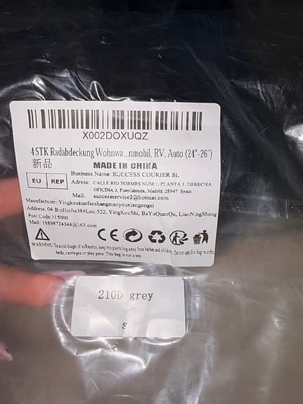 Ruesious fälgskydd husbilsdäck 4st grå