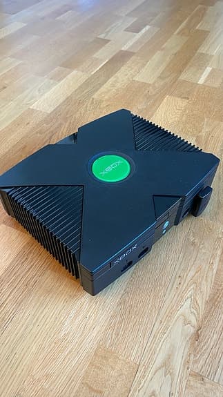 Microsoft Xbox spelkonsol svart