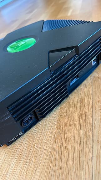 Microsoft Xbox spelkonsol svart